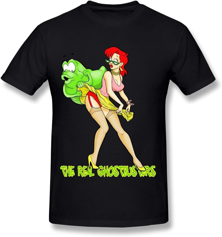 Cherish Men's The Real Ghostbusters David Alan Coulier T Shirt Summer White