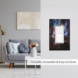 Starry Sky Single Rocker Light Switch Cover Outer