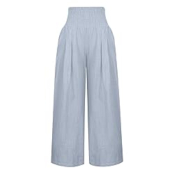 Capri Pants for Women Women High Waisted Wide