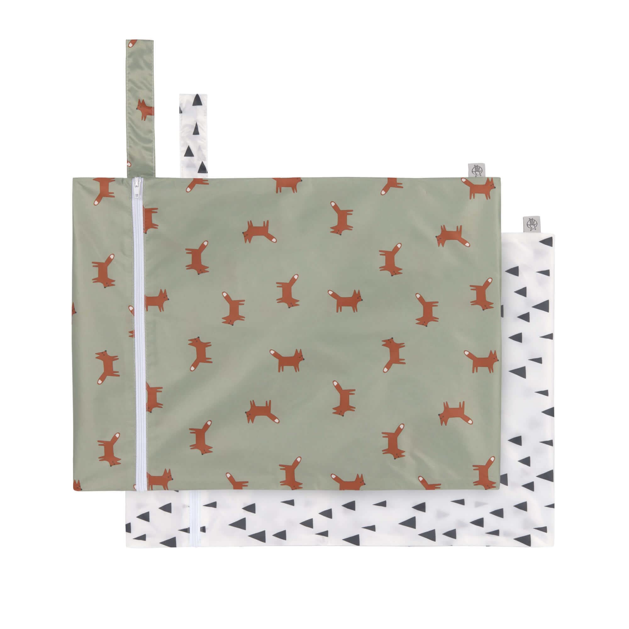 LÄSSIG Reusable Wet Bag 2 Pieces/Wet Bag Little Forest Fox