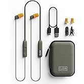 Elgin Discord Gen 3 Bluetooth Earplug Earbuds, OSHA Compliant Wireless in-Ear Headphones, 31dB NRR ANSI Certified Noise Isolation, Dynamic 8mm Driver, USB-C Charging, 14-Hour Playback