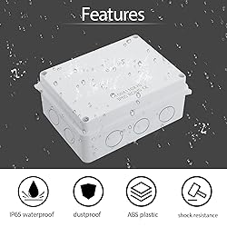 LeMotech Junction Box, Electrical Box IP65 Water