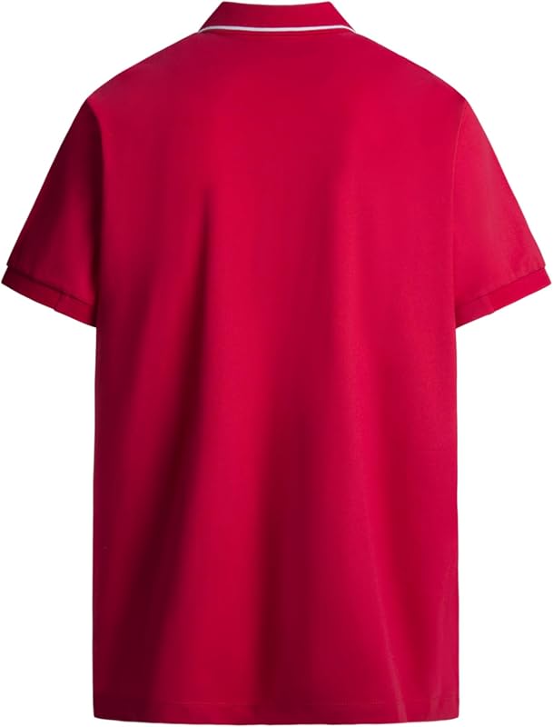 Red Bull Racing X Pepe Jeans RBR Sports Zip Placket Polo, Polo Uomo, Red (Mars Red),