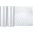 2 Rolls Air Cushion Film 985ft Length Each Roll, Total Length 1970ft, Size 15.7inch x 11.8inch, Air Pillow Bubble Bags Film, Air Cushion Machine Not Included