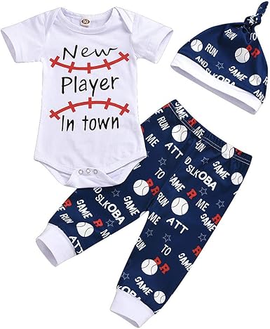 baby baseball romper
