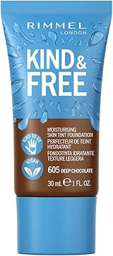 Rimmel Kind + Free Moisturising Skin Tint Foundation Deep Chocolate 602