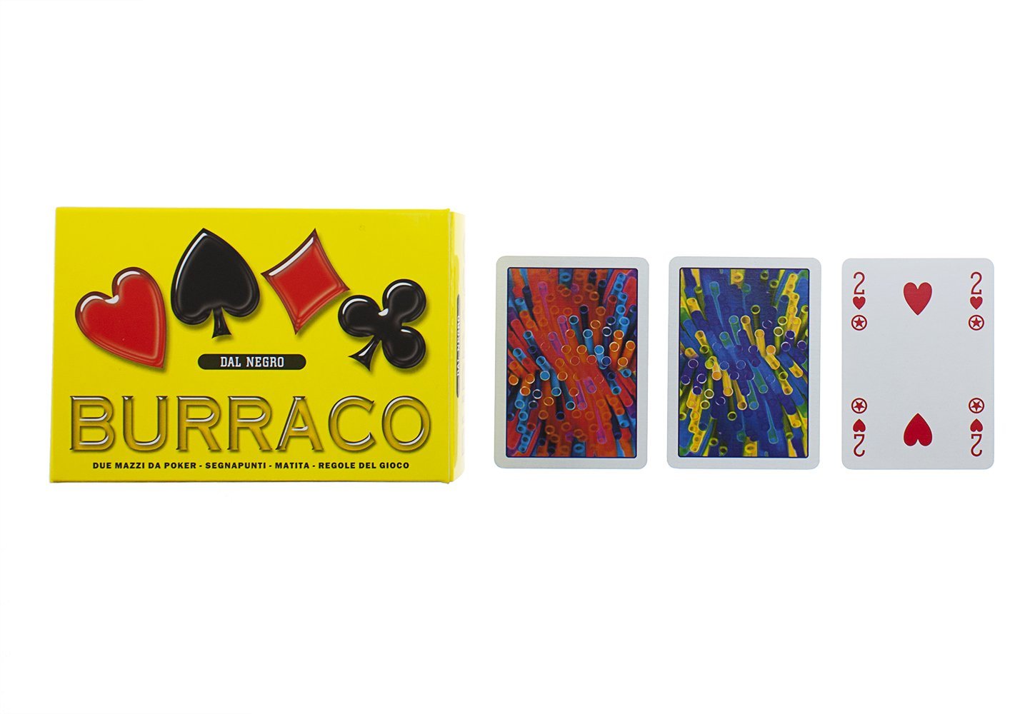 Dal 90064 Burraco Deluxe Deck of Cards, Yellow Box [Italian Import]