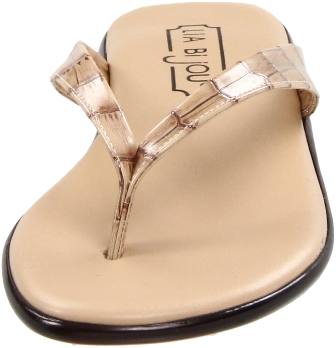 lia bijou women's sabina thong sandal