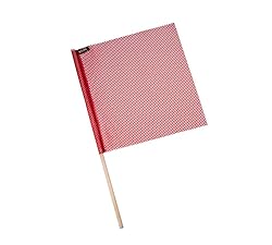 Mytee Products (4 Pack) 18"x18" Red Safety Flags