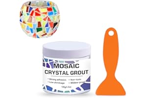 CAMUTKRY Mosaic Crystal Grout – Ultimate Grouting Solution & DIY Craft Essential for Mosaic Tile Projects, Handmade Art, & Home Decor (4.5 oz)