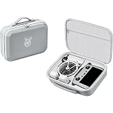 Flip Case For DJI Flip Fly More Combo Hard Case, PU Leather Shoulder Bag | Waterproof Travel Box Can Storage RC2/RC-N3 Remote/7 Batteries/Charging Hub/65W Charger/Drone Accessories