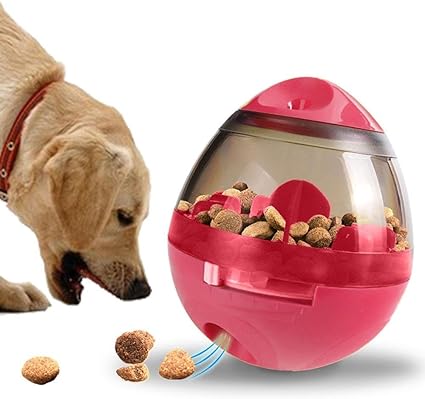 Pet Supplies Helenhouse Tumbler Puppy Food Feeder Pet Slow