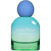 Nautica for Her Jasmine Coast Eau De Parfum 1.6 Fl Oz (Pack of 1), Notes of Pear, Jasmine, and Musk, Women's Fragrance, Long Lasting, Mood-Boosting Fragrance, Vegan Formula, Travel Size