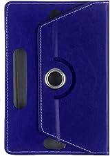 Mobile Stuff 10" 10.1" Tablet Leather Folio Case Stand 360 Rotator Blue + Stylus view 5