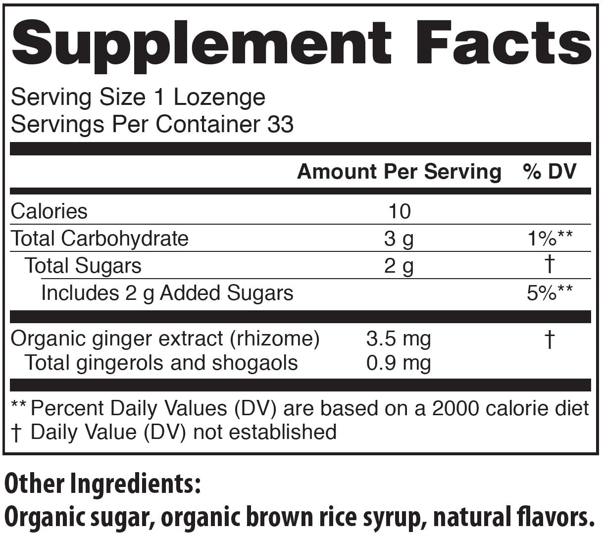 USDA Organic Natural Ginger Tummydrops, Gluten Free & Vegan, 33 Individually Wrapped Drops in a Resealable Bag