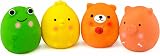 CHIWAVA 4Pcs 2.4 Squeak Latex Puppy Toy Assorted Color Small Dog view 2
