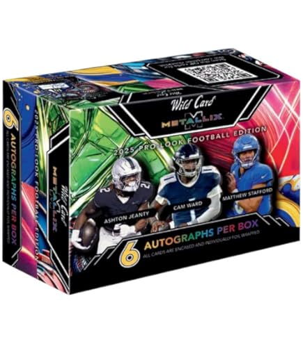 Amazon.com: 2023 Wild Card American Metallix Football Edition (6