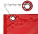 COMPONO Wall Storage Pocket Charts (10 Pocket - 1 Pack, Red) File Organizers with Free Bonus 3 Door Hangers- Best Pocket Chart for School, Home, or Office Use. Wall Pocket Chart Organizer