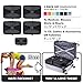 PRO Packing Cubes | 5 Piece Travel Bags Organizer for Luggage | Multi-size Ultralight Travel Cubes | Deluxe Suitcase Organizer Bags Set | Makes Packing Easy - Graphite