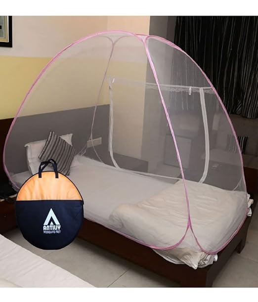 Antiliy Pink Single Bed Mosquito Net