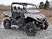 SuperATV Heavy Duty Scratch Resistant 3-IN-1 Flip Windshield for Yamaha Viking/Viking VI (2014+) - Hard Coated for Long Life and Extreme Durability - Easy to Install!