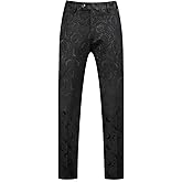 MOGU Floral Dress Pants for Men
