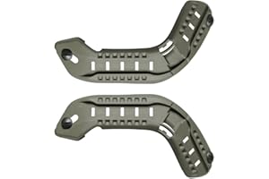 DLP Tactical - ARC Accessory Rail Kit for ACH/MICH Combat Helmets, Side Rail System for Lights, Cameras & Tactical Accessories – Easy Install, High-Strength Polymer