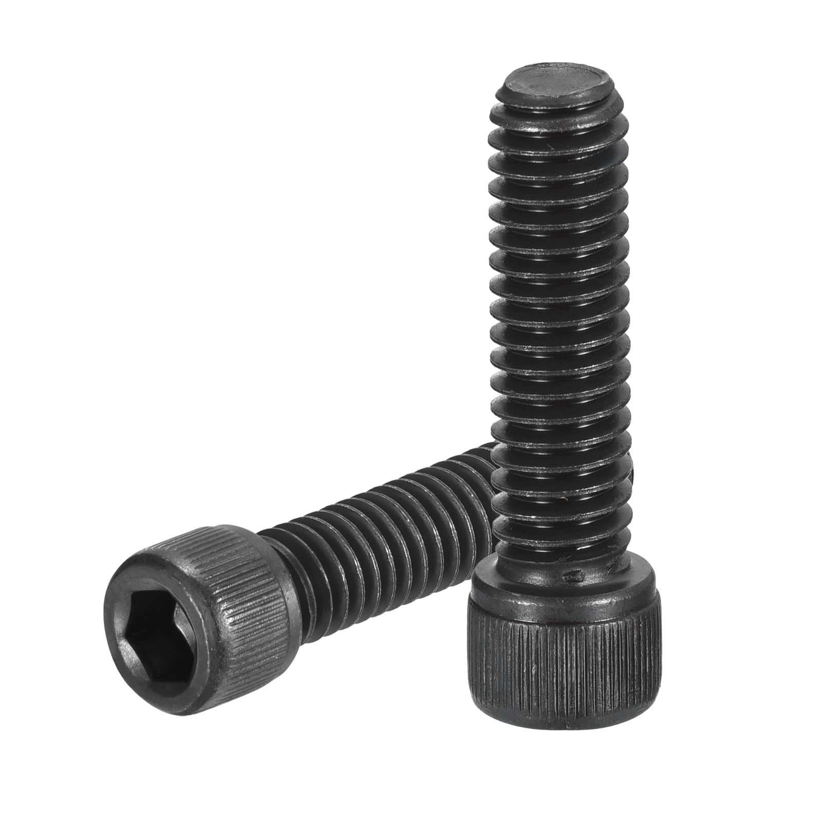 uxcell Hex Socket Bolts (5/16"-18x1-1/4"), 304 Stainless Steel Hex Socket Drive Screw, Black, 20 Pcs โ image 1
