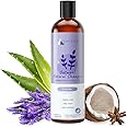 kin+kind Oatmeal Shampoo Lavender for Dogs & Cats Natural Dog Shampoo for Itchy & Sensitive Skin with Colloidal Oatmeal, Olive Oil & Coconut Oil Moisturizing & Safe Pet Shampoo Made in USA (12 fl oz)