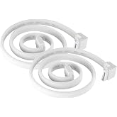 Silverstone Technology CP08W 90 Degree SATA 3 Sleeved White Cable with EMI Guard for 6Gb/s 2-Pack, SST-CP08W-USA-2PACK