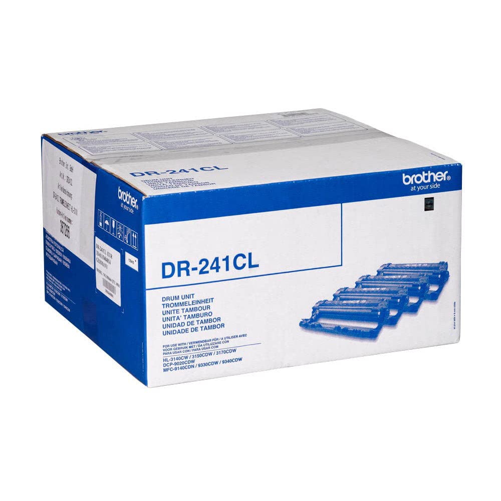 Brother DR-241CL Drum Unit, Brother Genuine Supplies, Cyan
