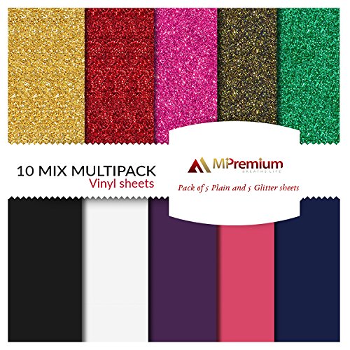 MiPremium PU Heat Transfer Vinyl HTV, Iron On Vinyl Starter Pack