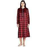 Ashford & Brooks Women's Micro Fleece Long Sleeve Nightgown