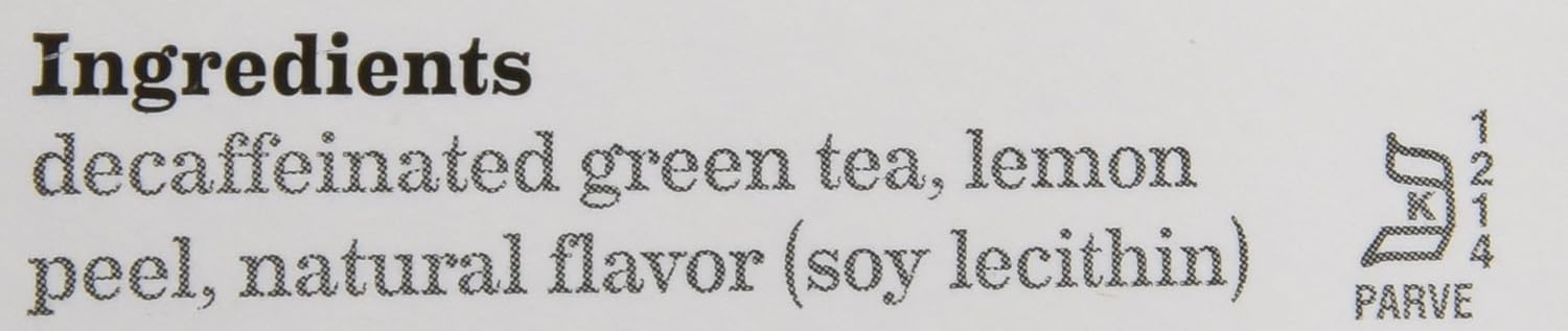 Bigelow Tea Green Tea with Lemon, Decaf, 20 ct : Grocery Tea Sampler : Grocery & Gourmet Food