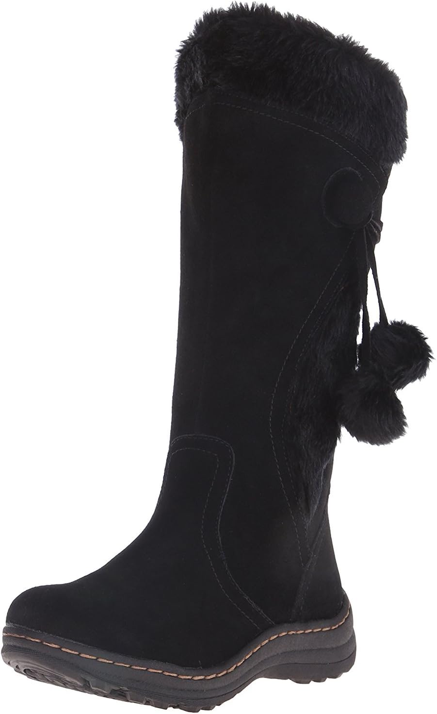 Bare Traps Womens ADAIRE Closed Toe Leather Cold Weather Boots, Black, Size 5.5
