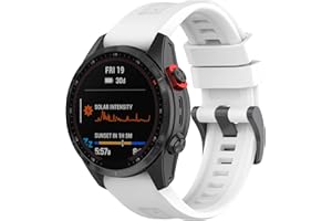 BANGYEE Compatible with Garmin Fenix 7s/Fenix 6S/Fenix 5S Bands, Quick Release Silicone Replacement Watch Bands Wristbands Bracelet Straps for Garmin instinct 2S/7S Sapphire Solar