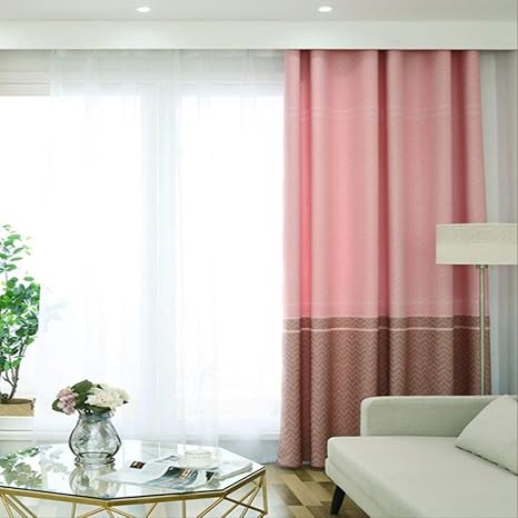 Amazon De Udrypo Moderne Minimalistische Schneeflocke Regenbogen Hanf Vorhang Stoff Wohnzimmer