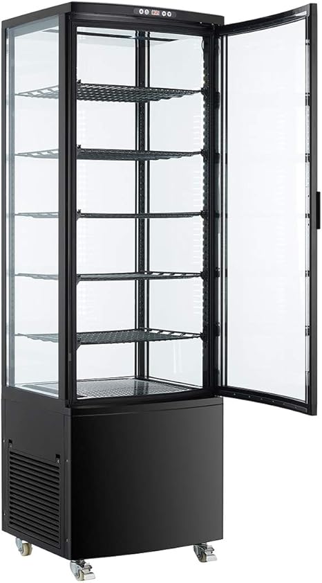 Amazon Hijiru 大型冷蔵4面ガラスショーケース 218l ブラック Hjr Bfg218bk Hijiru 冷蔵 冷凍 ショーケース 通販