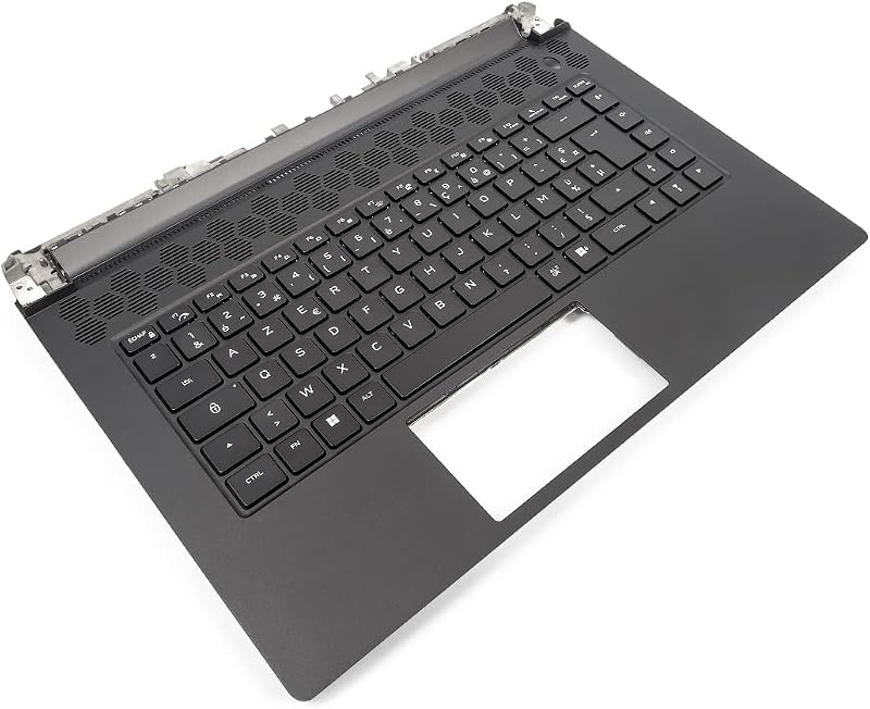 Dell Alienware m15 R7 Palmrest French RGB Keyboard 0HN40P 0RXMJG M6CTC Renewed