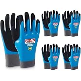 GOL-SIV Insulated Electrician Gloves, 1000V Coated, Non-Slip, Large | For electrical maintenance, home repair, outlet replacement &amp; DIY. Shock protection, oil-resistant, breathable. 5 pairs.