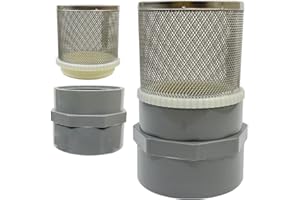 Cotonlake 3 inch stainless steel filter DN80/3" Grey PVC Suction Strainers used to remove debris and reduce solid entry （1pcs