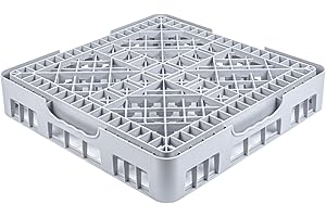 Restaurantware-Clean Tek Professional Peg Rack, 1 Heavy Duty Tray Rack for Dishwashing - Durable, Long-Lasting, Gray Polypropylene Dish Rack, All Purpose, Ideal for Plates, Trays, and Bowls