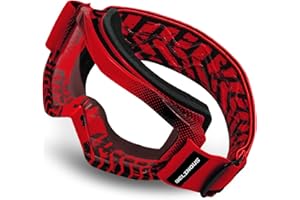 BELINOUS Kid Riding Goggles for ATV Dirt Bike Motorcycle Motorcross MX, Youth Dirt Bike Goggles for Kids 3-12 with Soft Strap