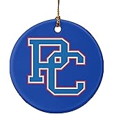 GRAPHICS & MORE Presbyterian College Primary Logo Porcelain Holiday Christmas Tree Ornament - 2.8" (7.1 cm)