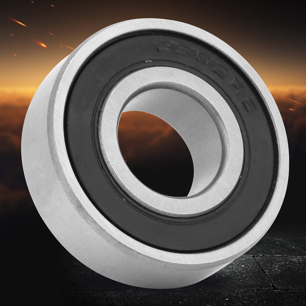 Deep Groove Ball Bearings, 10Pcs Steel 15mm Deep Groove Ball Bearing 6202-RS Bearing for Gearboxes