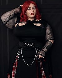 ROSE GAL Women's Plus Size Mini A-Line Gothic Skirt