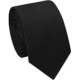 LHXzizizi Adjustable Ties for Men, Mens Solid Color Necktie for Wedding Party Prom Celebration Banquet Graduation School