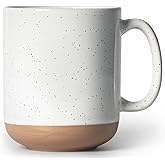 SHOWFULL Large Coffee Mug, 20oz Ceramic Tea Cup with Handle for Office and Home, Big Capacity Cups for Men Women, Microwave Safe, White
