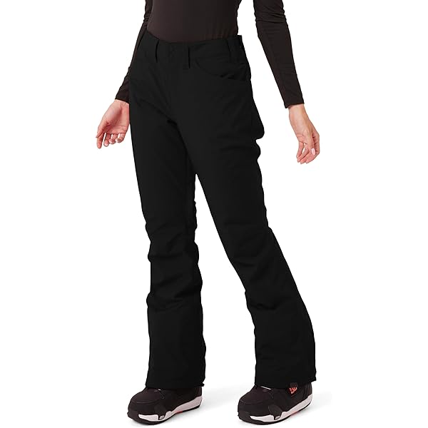 Amazon.com: Roxy Nadia Printed Snow Pants True Black Pansy Pansy