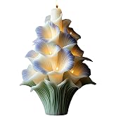 Large Tulip Flower Cylinder Molds Silicone Wave Spiral Candle Mold - Silicone Resin Casting Molds for Candle &amp; Resin &amp; Soap Craft Supplies